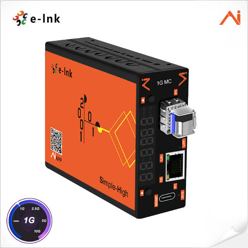 Latest company news about ই-লিংক LNK-AI3011M-SFP চালু করেছে: AI-চালিত স্মার্ট ম্যানেজড ফাইবার মিডিয়া কনভার্টার নেটওয়ার্ক রক্ষণাবেক্ষণকে পুনরায় সংজ্ঞায়িত করে