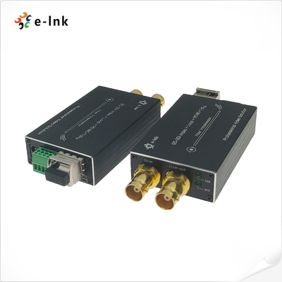 ট্যালি / RS485 সহ 12G SDI থেকে ফাইবার কনভার্টার নন-কম্প্রেশন ব্রডকাস্ট লেভেল ট্রান্সমিশন