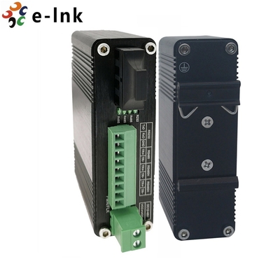 ইন্ডাস্ট্রিয়াল সিরিয়াল RS232 RS485 RS422 SC ফাইবার মিডিয়া কনভার্টার মডেম একক মোড 20KM