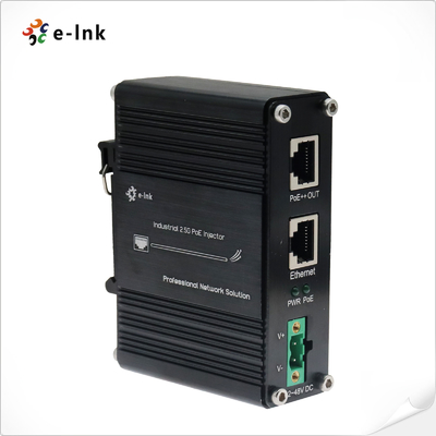 95W 2.5G PoE অ্যাডাপ্টার Rj45 Poe ইনজেক্টর ইথারনেটের মাধ্যমে পাওয়ার সাপ্লাই