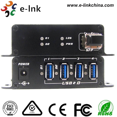 4 পোর্ট ইউএসবি 2.0 ফাইবার এক্সটেন্ডার