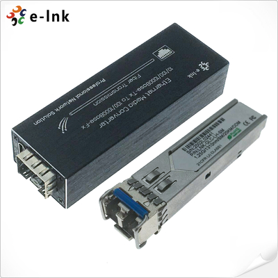 মাইক্রো মিনি 10/100/1000BASE-T থেকে 100/1000BASE-X SFP মিডিয়া কনভার্টার