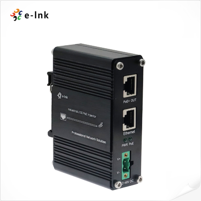 12~48V DC পাওয়ার ইনপুট ইন্ডাস্ট্রিয়াল 2.5G PoE+ ইনজেক্টর