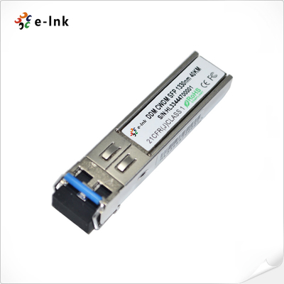 3G-SDI CWDM 1270~1610nm 40km ডিজিটাল ভিডিও SFP অপটিক্যাল ট্রান্সিভার (এমএসএ)