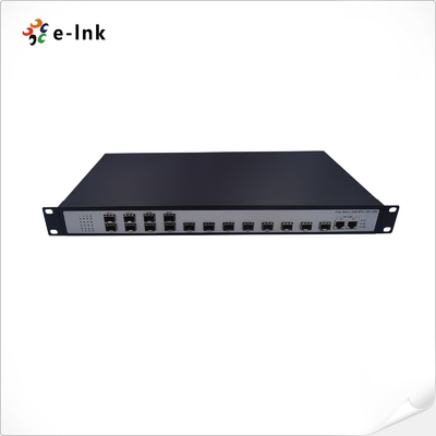 অপরিচালিত 16-পোর্ট 100Base-FX SFP + 2-10/100/1000-TX সুইচ