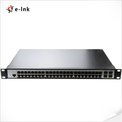 L2+ 48-পোর্ট 10/100/1000T + 4-পোর্ট 100/1000X SFP ম্যানেজড ইথারনেট সুইচ