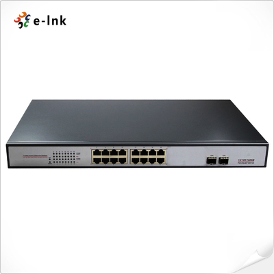 16G + 2SFP PoE+ সহ Unmanaged PoE সুইচ