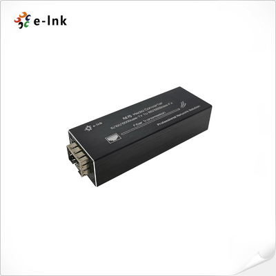 মাইক্রো মিনি 802.3at PoE+ PD 10/100/1000BASE-T থেকে 100/1000BASE-X SFP মিডিয়া কনভার্টার
