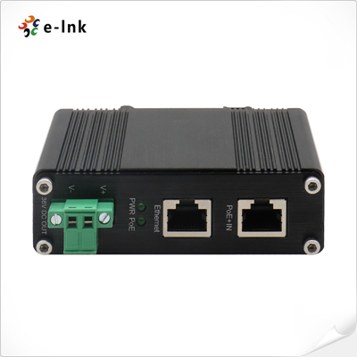 শিল্প 10/100/1000Mbps 802.3at PoE+ স্প্লিটার আউটপুট ভোল্টেজ 36VDC