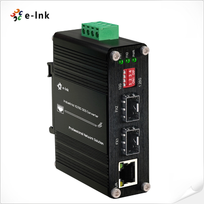 শিল্প 1G/10G SFP+ থেকে SFP+ OEO রূপান্তরকারী (1G ইথারনেট মিডিয়া রূপান্তরকারী ফাংশন সহ 3R রিপিটার)