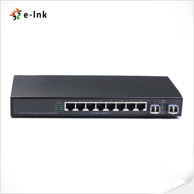 8G+2SFP রিং টাইপ ফাইবার ইথারনেট সুইচ