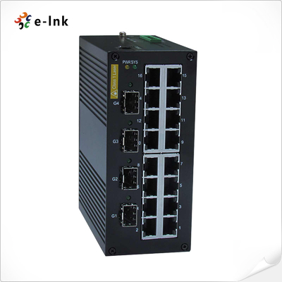 ম্যানেজড ইন্ডাস্ট্রিয়াল ইথারনেট সুইচঃ 16 x 10/100BASETX + 4 x 1000BaseX SFP
