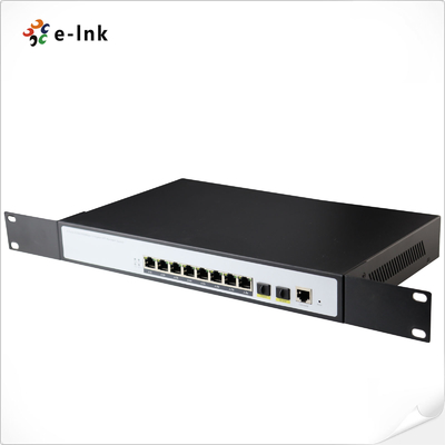 L2+ 8-পোর্ট 10/100/1000T + 2-পোর্ট 100/1000X SFP ম্যানেজড ইথারনেট সুইচ