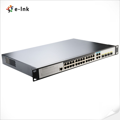 L2+ 48-পোর্ট 10/100/1000T + 4-পোর্ট 100/1000X SFP ম্যানেজড ইথারনেট সুইচ