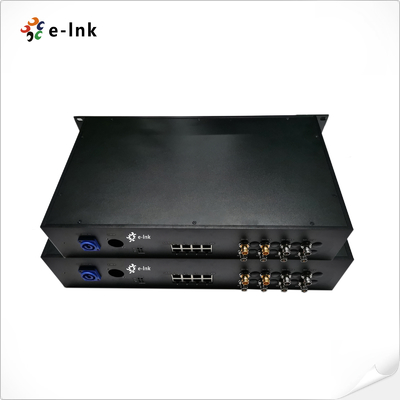 8Ch গিগাবিট PoE + 6Ch ফরওয়ার্ড 3G-SDI + 2Ch ব্যাকওয়ার্ড 3G-SDI ফাইবার অপটিক এক্সটেন্ডার