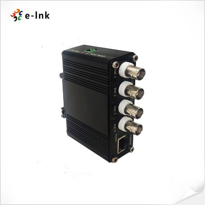 DIN-Rail 4-পোর্ট Coax থেকে 1-পোর্ট 10/100Base-TX DIN-Rail ইথারনেট সুইচ এর PoC