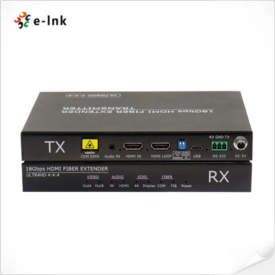 4K@60Hz 4:4০৪ অডিও-ভিডিও ফাইবার অপটিক এক্সটেন্ডার