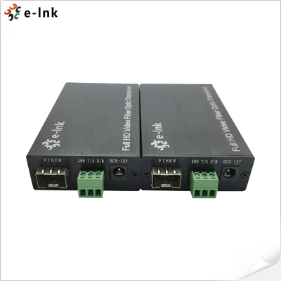 1Ch HDMI + 1Ch Bidirectional Stereo Audio + 1Ch RS232 over Fiber Optic Extender 20km