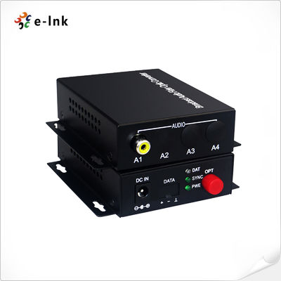 ফাইবার অপটিক্যাল কনভার্টারে 1Ch RCA অডিও