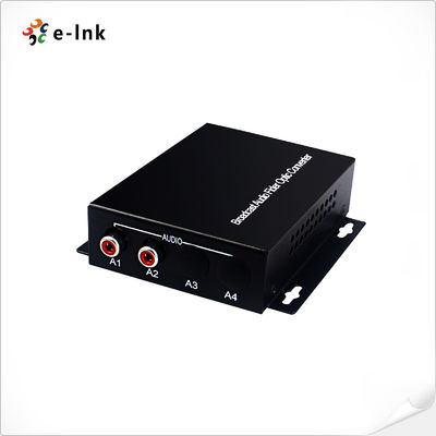 ফাইবার অপটিক্যাল কনভার্টারে 2Ch RCA অডিও