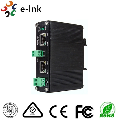Industrial 10/100Base-TX ইথারনেট ওভার UTP এর সাথে PoE+ এবং PoW এক্সটেন্ডার