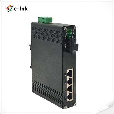 ইন্ডাস্ট্রিয়াল 4-পোর্ট 10/100BASE-TX + 1-পোর্ট 100BASE-FX ইথারনেট সুইচ