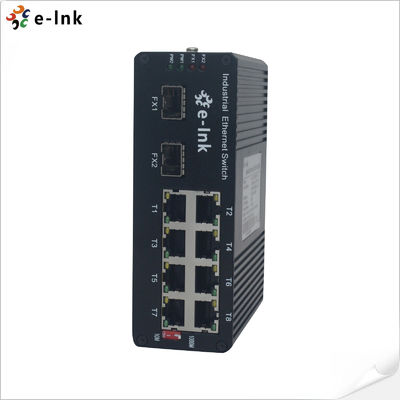 শিল্প 8-পোর্ট 10/100/1000BASE-T + 2-পোর্ট 1000BASE-SFP 250m PoE সুইচ