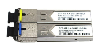 1.25Gbps এসএফপি দ্বি-দিকনির্দেশক ট্রান্সিভার, 3 কিমি পৌঁছান 1310nm TX / 1550nm RX