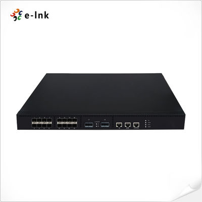 L3 ম্যানেজড 16-পোর্ট 10G SFP + 2-পোর্ট 40G QSFP+ ফাইবার সুইচ