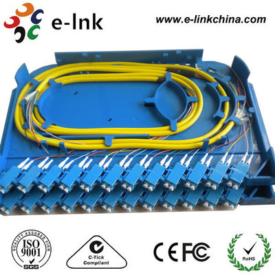 1 মিটার বহু রঙের 12 ফাইবার বান্ডেল ফ্যান আউট OM3 এলসি পিগটেল